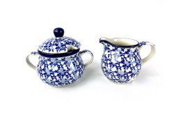 035 286 Bunzlau Roomstel Kleine Suikerpot&Melkkannetje 3200X Melk & Suiker